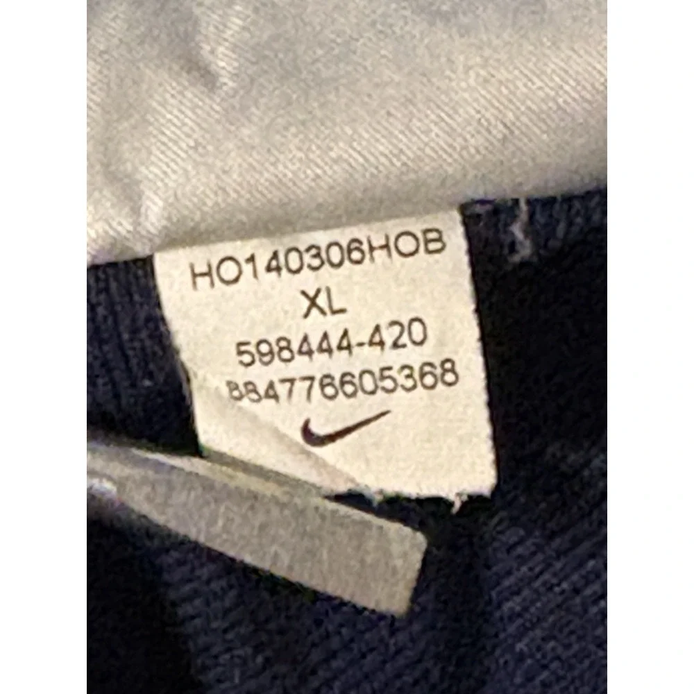 Nike Team Track Pants Men's Size XL Blue Ankle Zippers 598444-420